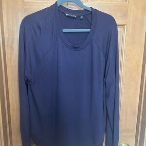 Athleta deep purple mindset sweatshirt. Large. Excellent condition.
